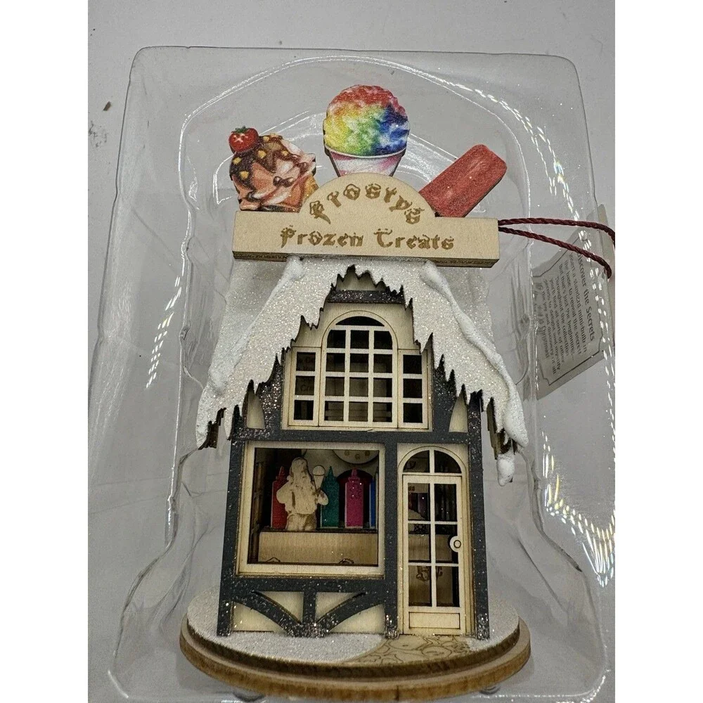 Old World Christmas Ginger Cottages Frosty’s Frozen Treat’s 2021